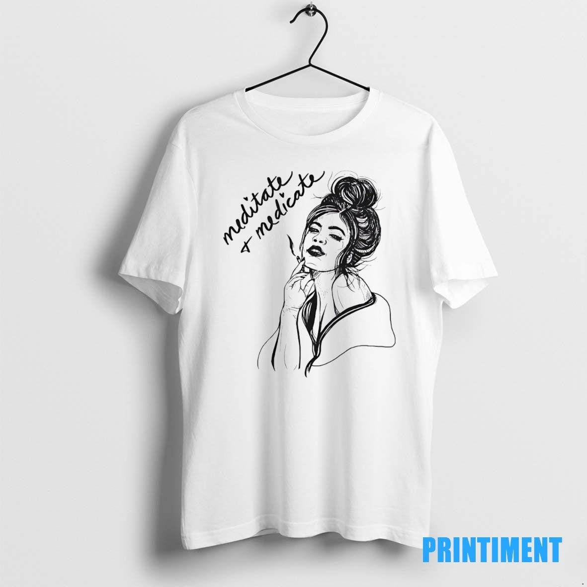 Official Girl Meditate And Medicate Tee Sweater
