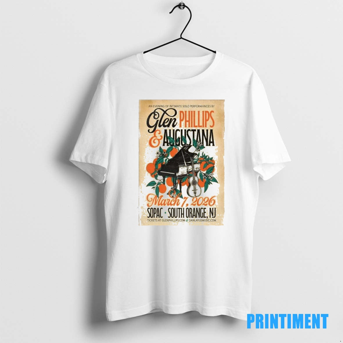 Official Glen Phillips And Augustana At Sopac On March 7 2026 Tee Sweater