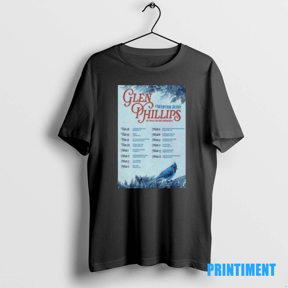 Official Glen Phillips Of Toad The West Sproket Winter Music Tour 2026 Tee Sweater