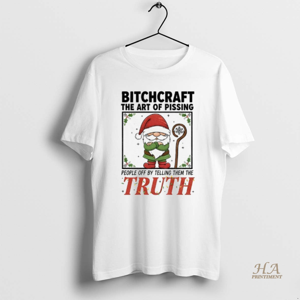 Official Gnome Santa Hat Bitchcraft The Art Of Pissing People Off By Telling Them The