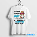 Official Gnome Sorry I Am Cranky Im Going Though My Terrible Seventies Tee Sweater