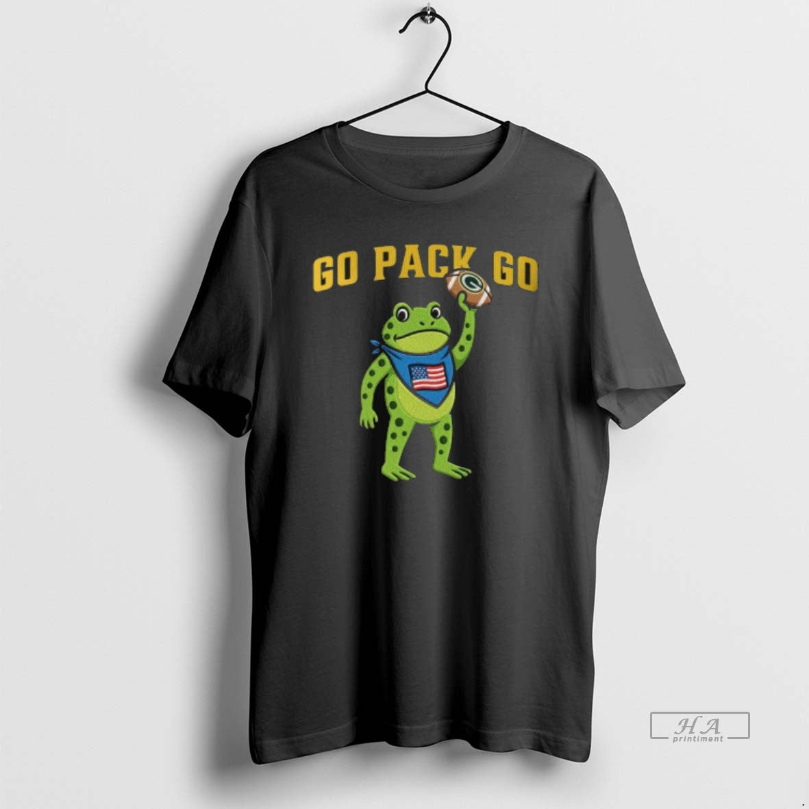 Official Go Pack Go Portland Frog X Green Bay Packers