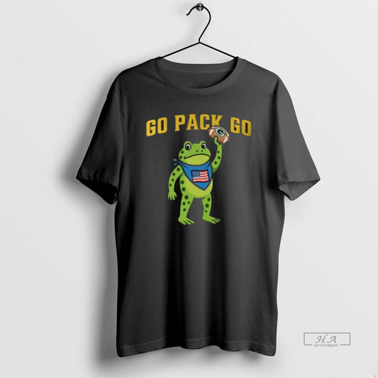 Official Go Pack Go Portland Frog X Green Bay Packers
