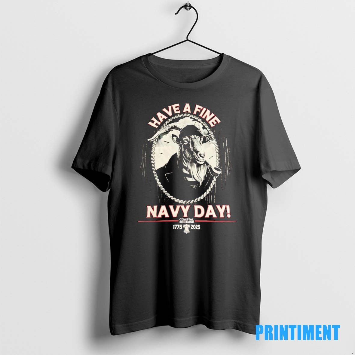 Official Goat Have A Fine Navy Day 1775 2025 Tee Sweater