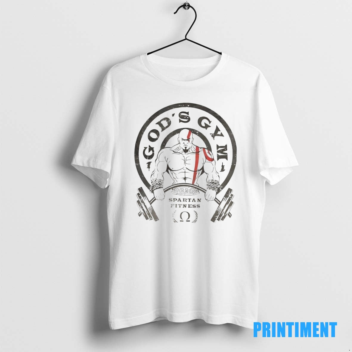 Official Gods Gym Spartan Fitness God Of War Ragnarok Tee Sweater