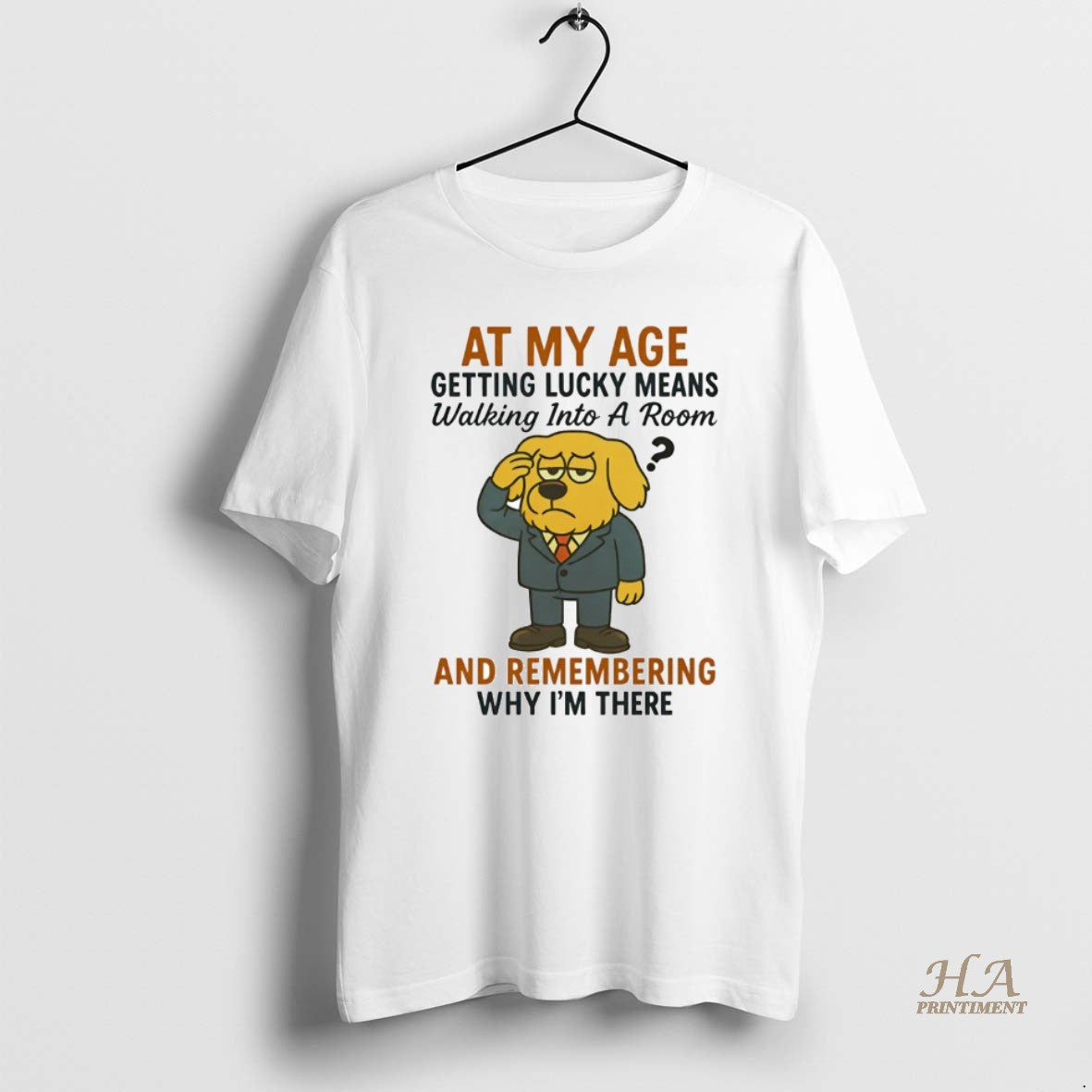 Official Golden Retriever At My Age Getting Lucky Means