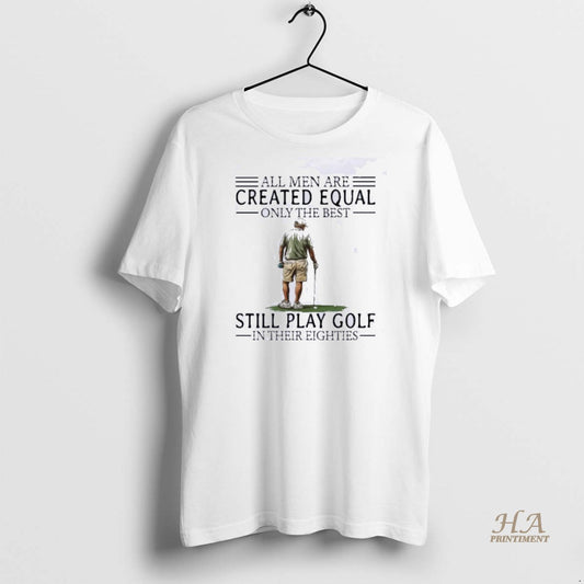 Official Golf Created Equal Eighties Shirt