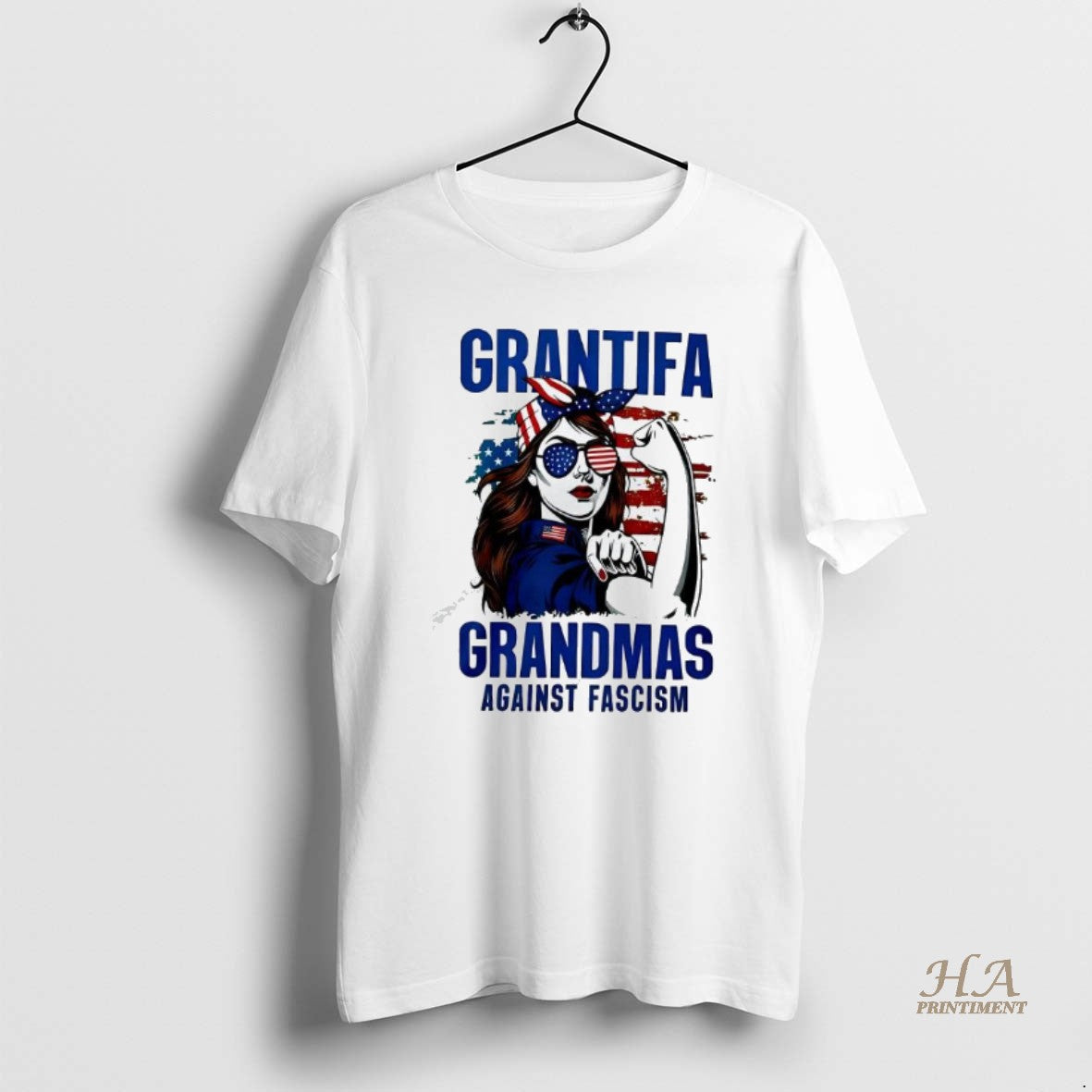 Official Grantifa Grandmas Against Fascism Woman Stronger
