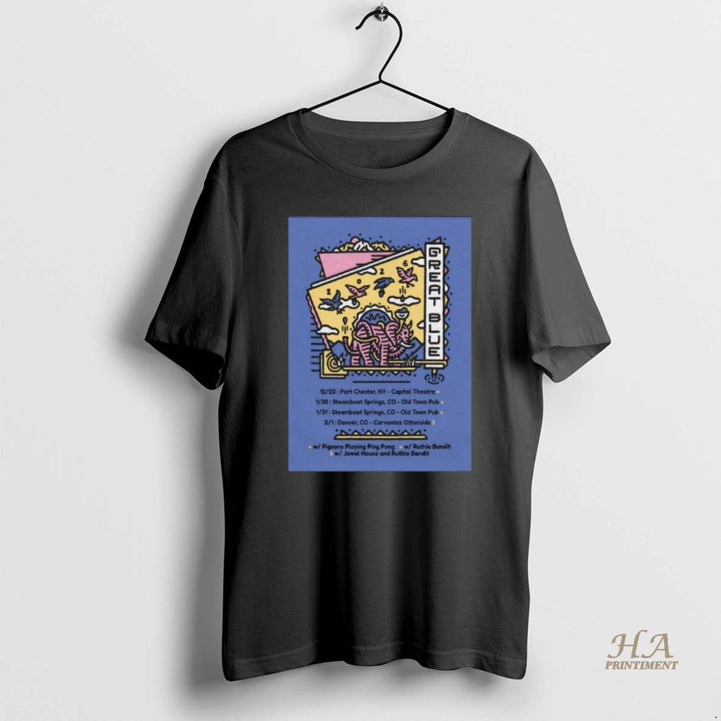 Official Great Blue Colorado Tour 2025 2026 Long Sleve