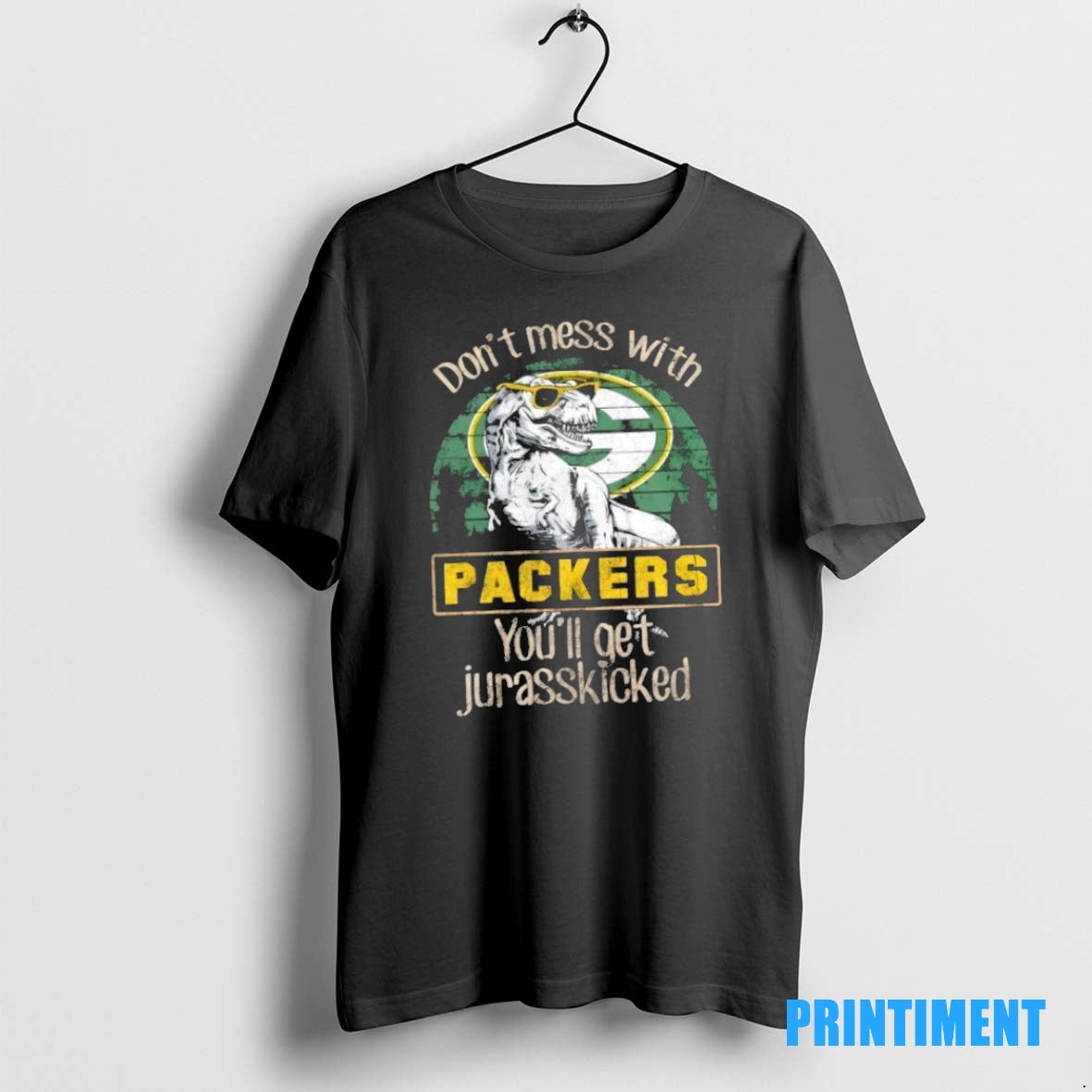 Official Green Bay Packers Dont Mess With Packersaurus Youll Get Jurasskicked Tee Sweater