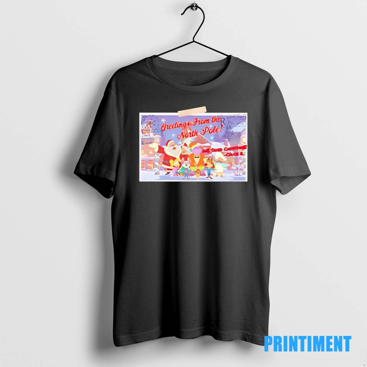 Official Greetings From The North Pole Christmas Tee Sweater