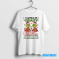 Official Grinch 4 Levels Of Crazy Talks To Self Argues With Self Christmas Tee Sweater