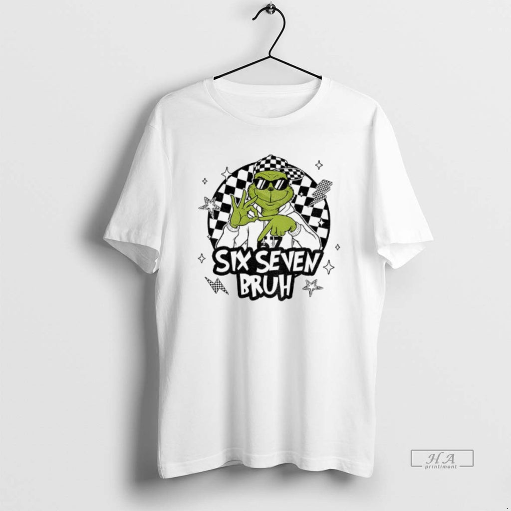 Official Grinch 6 7 Six Seven Bruh Meme Christmas