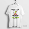 Official Grinch Christmas I Dont Care If People Talk Shit About Me I Was Raised