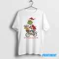 Official Grinch Christmas Light Cycling Off To Cause A Kerfuffle Tee Sweater