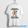 Official Grinch Christmas Running From Respinsibilities Is My Cardio Even On Halloween Tee Sweater