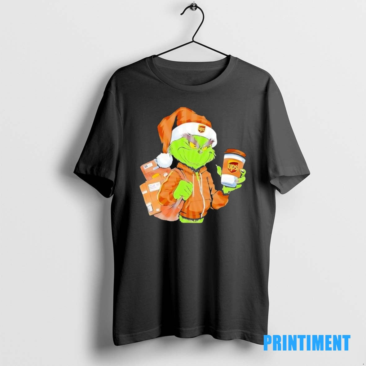 Official Grinch Delivering Ups Merry Christmas Tee Sweater