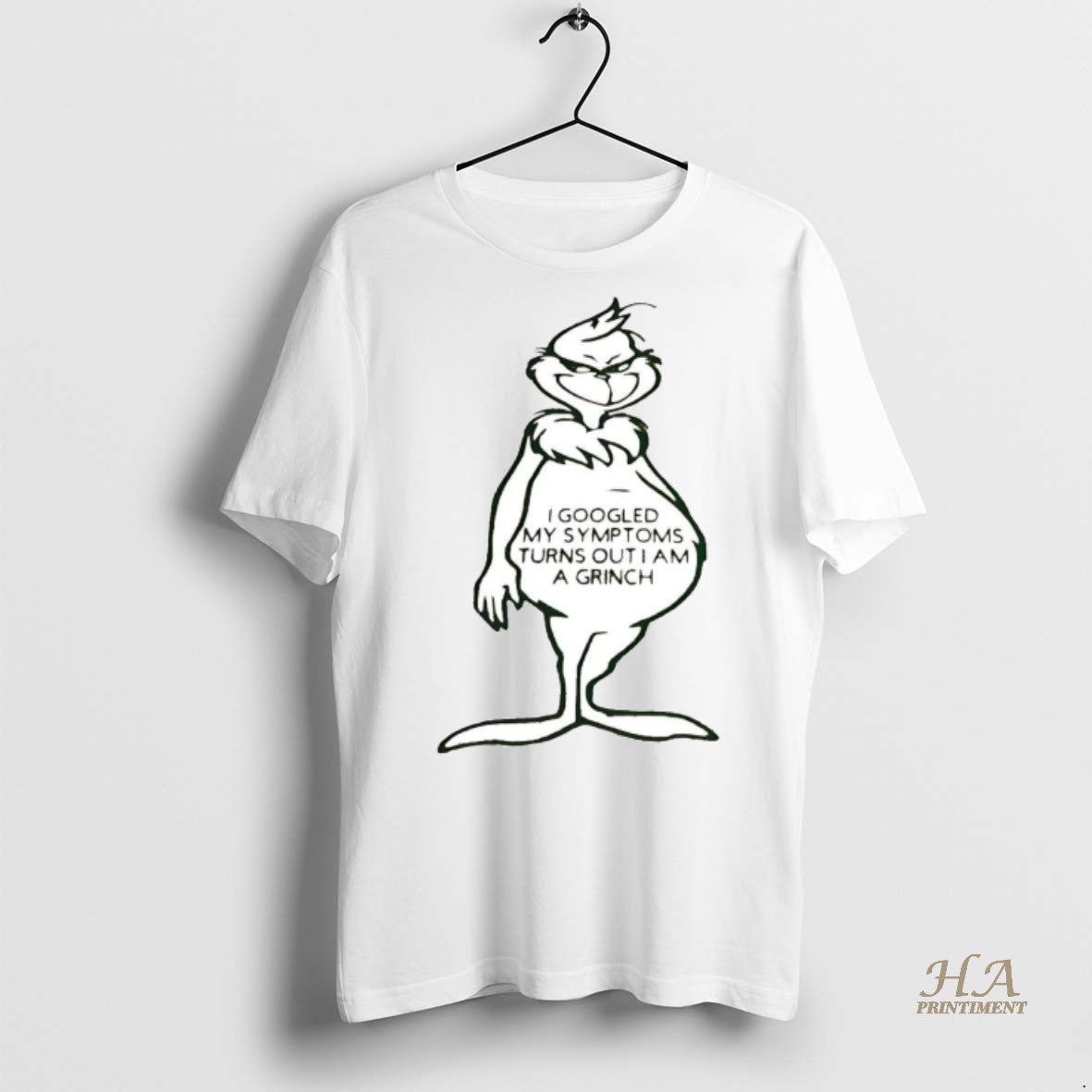 Official Grinch I Googled My Symptoms Turns Out I Am A Grinch Shirt