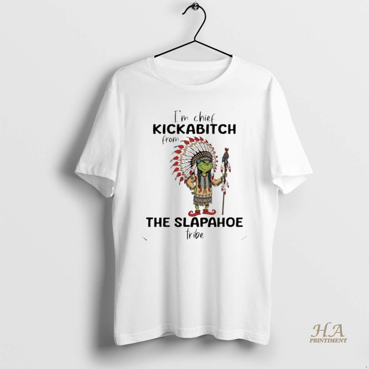 Official Grinch Native American Im Chief Kickabitch From The Slapahoe Tribe Christmas