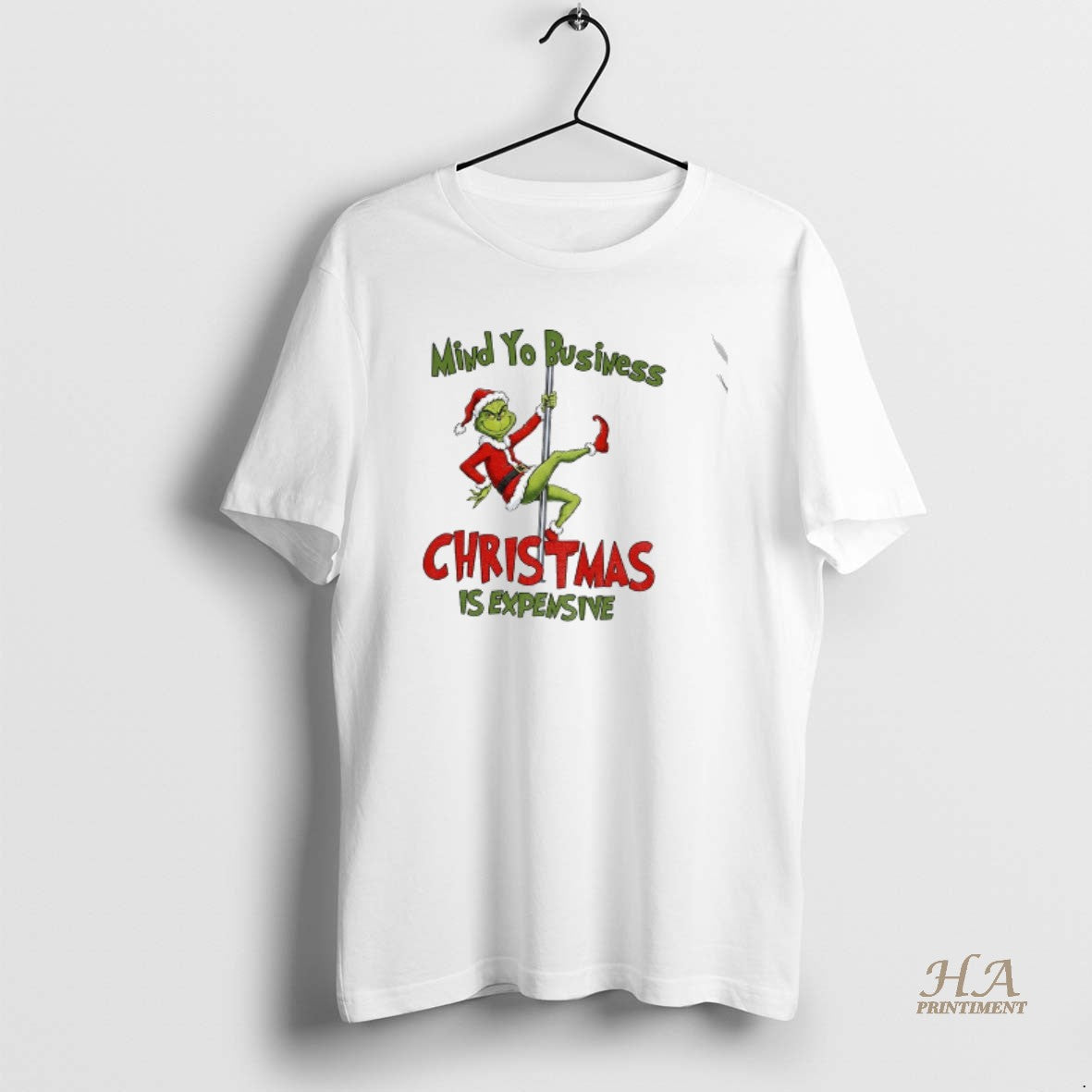 Official Grinch Santa Claus Mind Your Business Christmas Is Expensive Merry Christmas