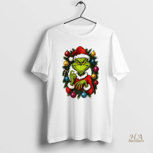 Official Grinch Santa Hat Merry Christmas 2025 Vintage