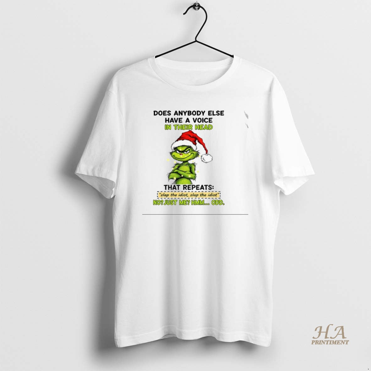 Official Grinch Santa Hat Does Anybody Else Have A Voice In Their Head That Repeats