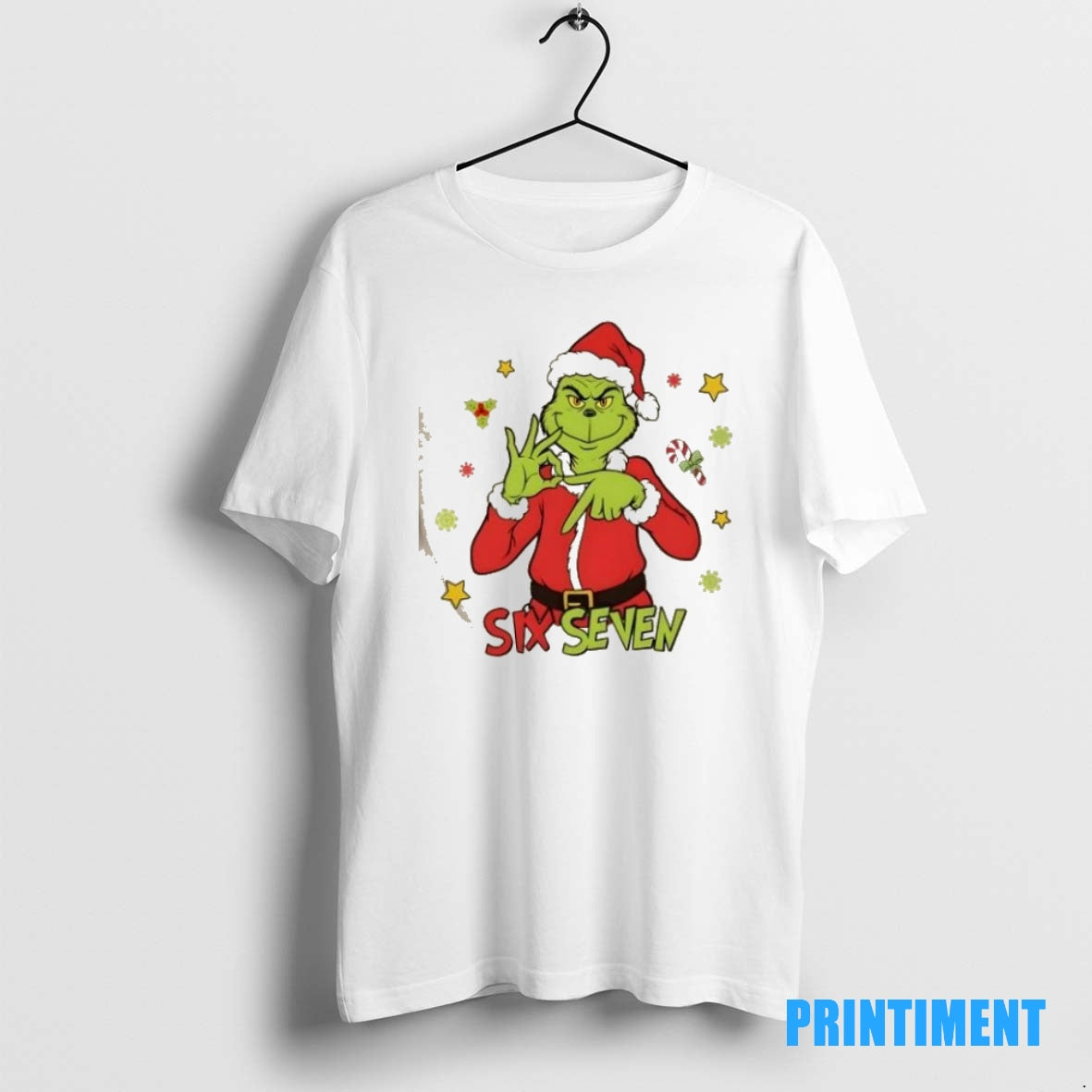 Official Grinch Six Seven Christmas Tee Sweater