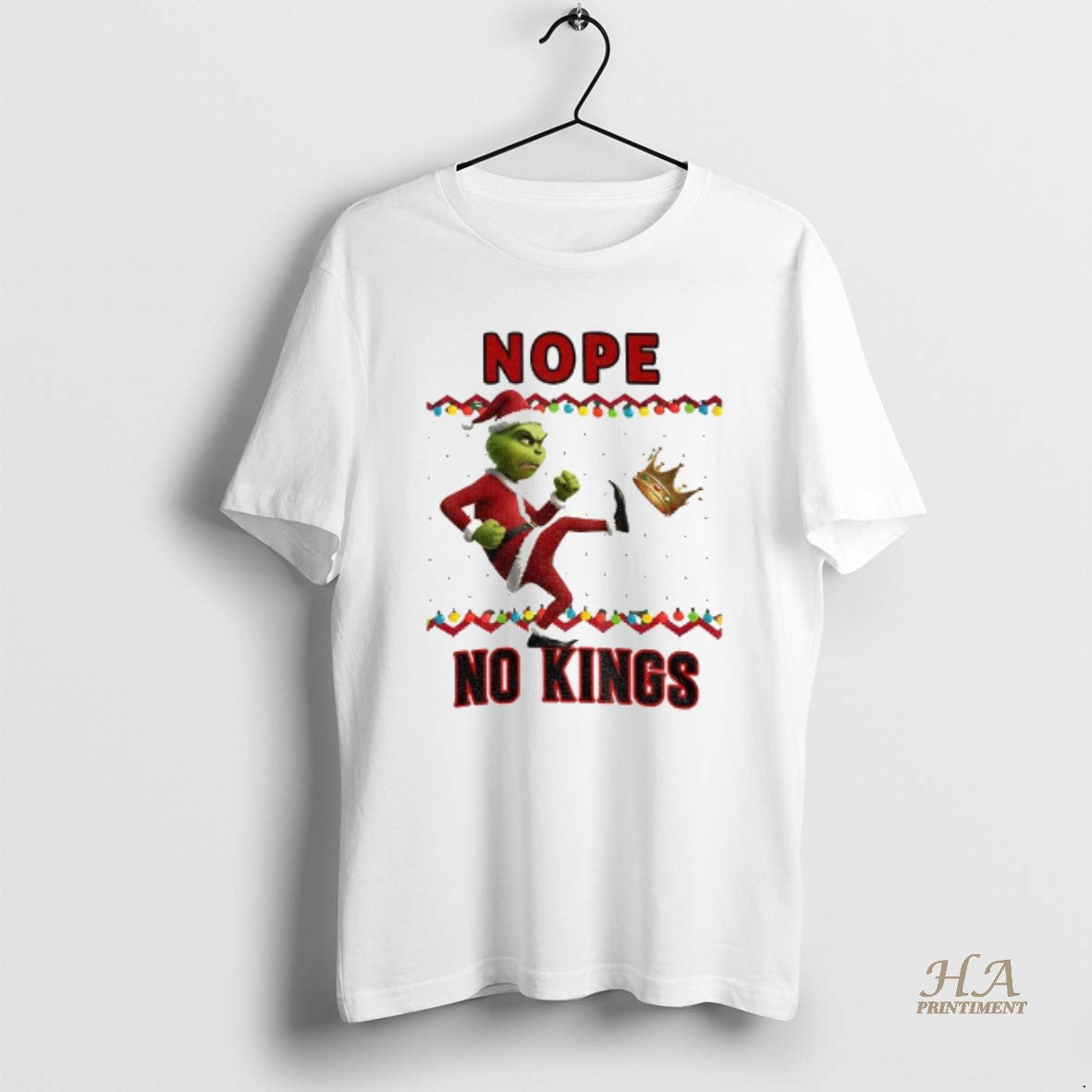 Official Grinch Ugly Xmas Nope No Kings Anti Maga Christmas 2025
