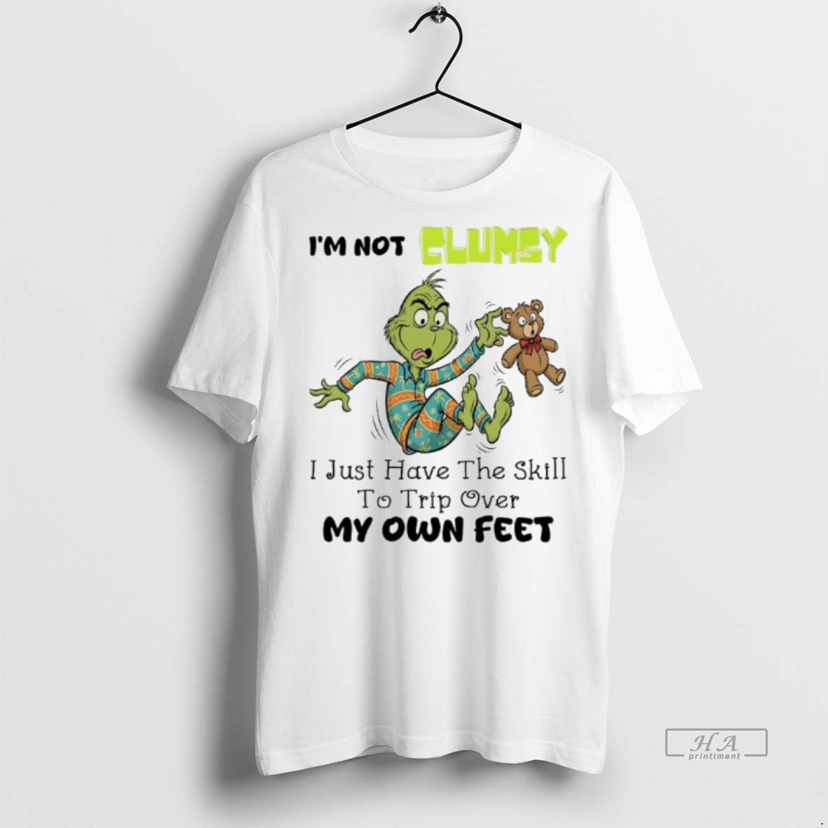 Official Grinch And Bears Im Not Clumsy I Just Have The Skill To Strip Over