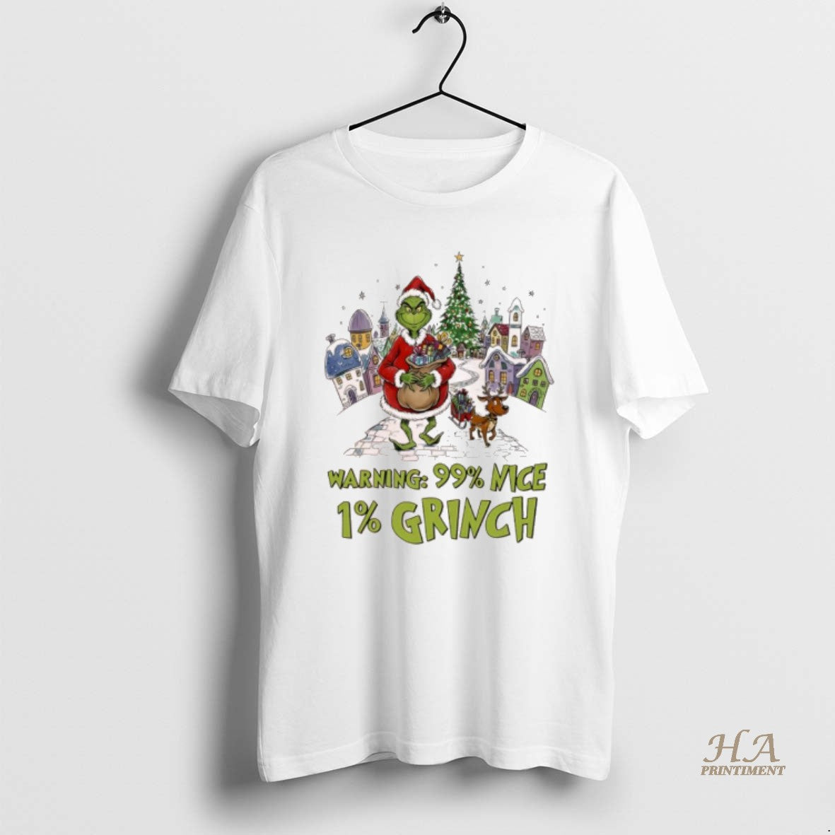 Official Grinch And Max Dog Warning 99 Percent Nice 1 Percent Grinch