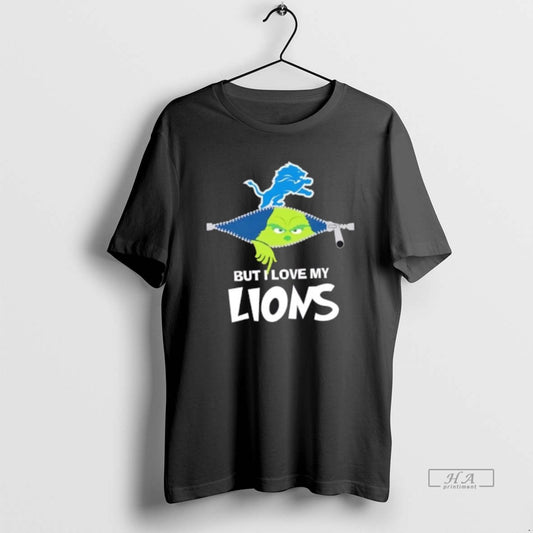Official Grinch But I Love My Detroit Lions Football