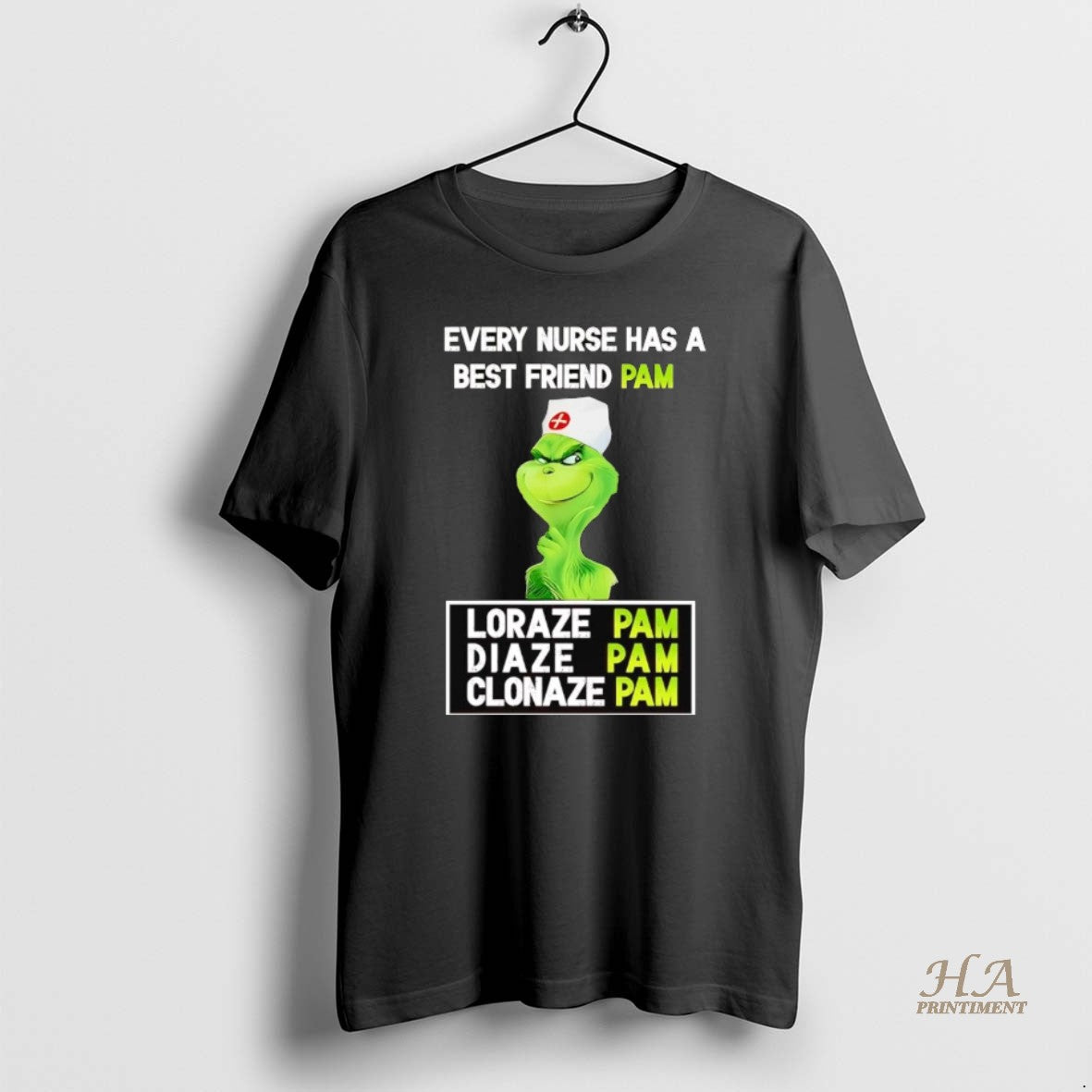 Official Grinch Every Nurse Has A Best Friend Pam Christmas