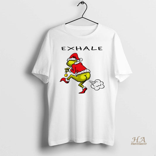 Official Grinch Exhale Christmas White
