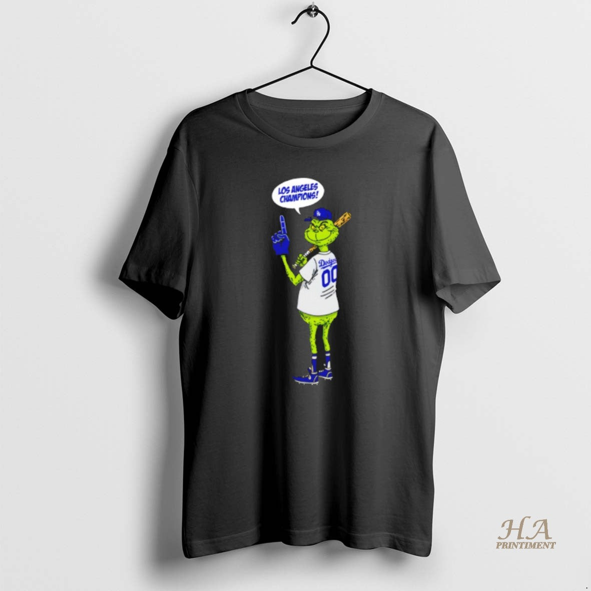 Official Grinch Fan Of Los Angeles Dodgers Champions World Series 2025 Merry Christmas