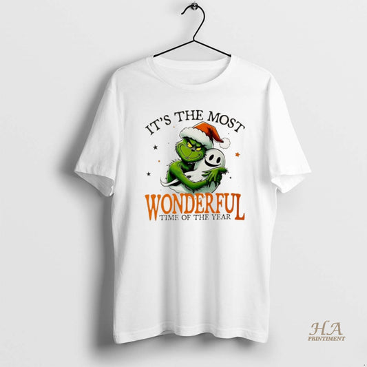 Official Grinch Hug Ghost Its The Most Wonderful Time Of The Year Christmas Christmas