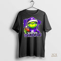 Official Grinch Is Holding A Ball And Smiling At Kansas State Wildcats Fans Christmas