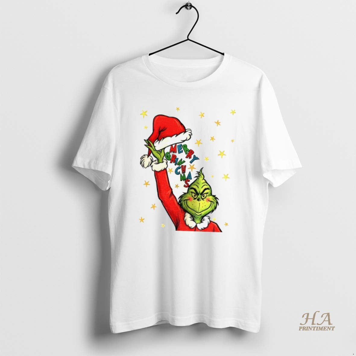 Official Grinch Santa Hat Merry Grinchmas Merry Christmas