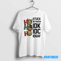 Official Grinch Stuck Between Idk Idc Idgaf Christmas Tee Sweater