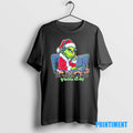 Official Grinch Telesale Listening To Grinches All Day Christmas Tee Sweater