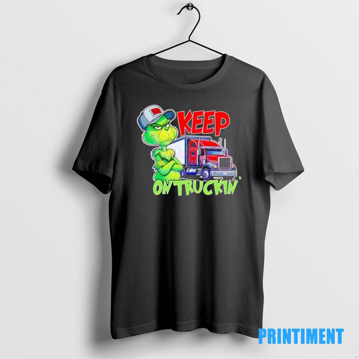 Official Grinch Truck Driver Keep On Truckin Christmas Tee Sweater