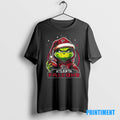 Official Grinch With Santa Hat X Atlanta Falcons Merry Christmas Tee Sweater