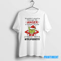 Official Grinch Wouldnt Need To Manage My Anger Manage Their Stupidity Christmas Tee Sweater