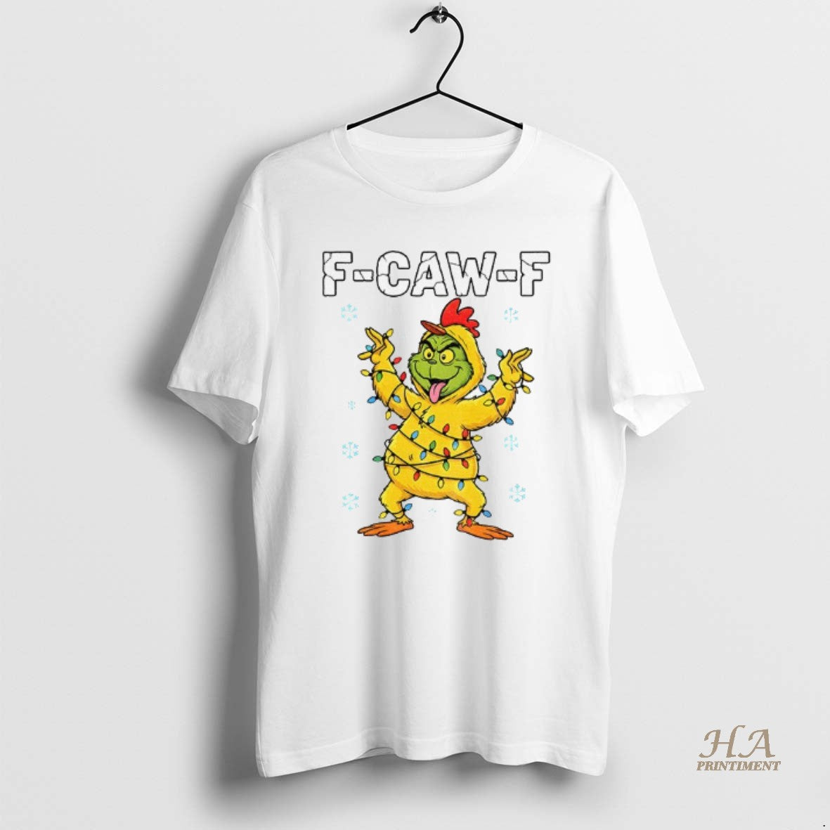 Official Grinch X Chicken F Caw F Snow Christmas 2025