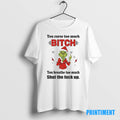 Official Grinch You Curse Too Much Bitch Shut The Fuck Up Christmas Tee Sweater