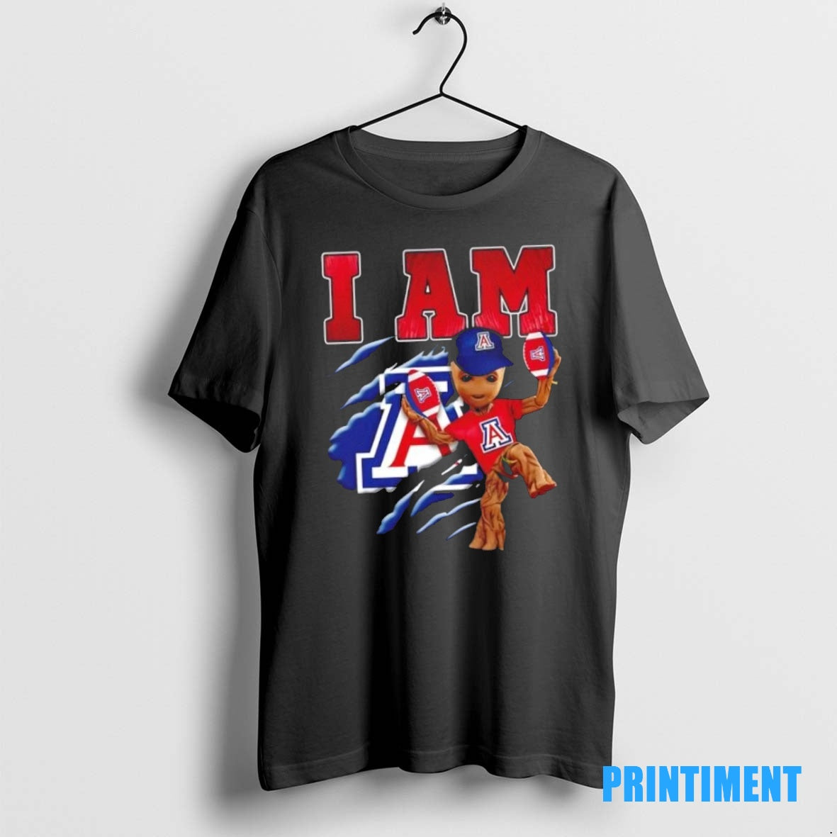 Official Groot I Am Arizona Wildcats Fan Tee Sweater