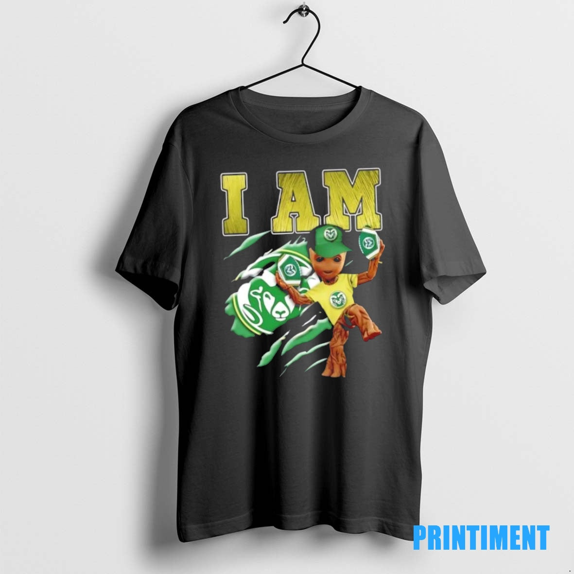 Official Groot I Am Colorado State Rams Fan Tee Sweater
