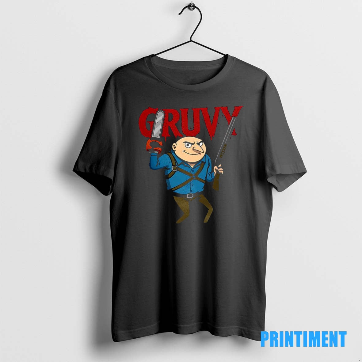 Official Gruvy Gru X Groovy Chainsaw And Shotgun Tee Sweater