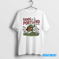 Official Hands Off Portland Frogs Resist Tee Sweater