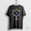 Official Hanukkah Menorah Candle Floral Happy Chrismukkah Shirt