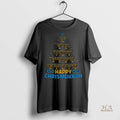 Official Happy Chrismukkah Judaica Candle Menorah Christmas Shirt